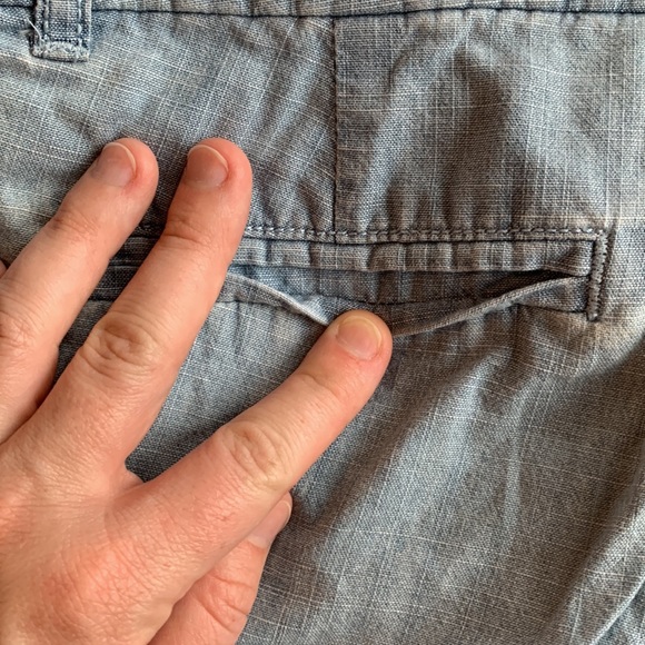 JCrew Factory chambray Chino shorts - 3 inch inseam - Picture 3 of 4